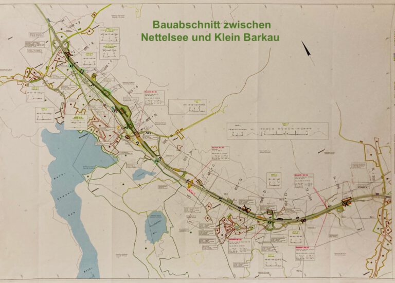 A21Ausbau Warnau/Klein Barkau Vollsperrung der B404 ab 20. Februar